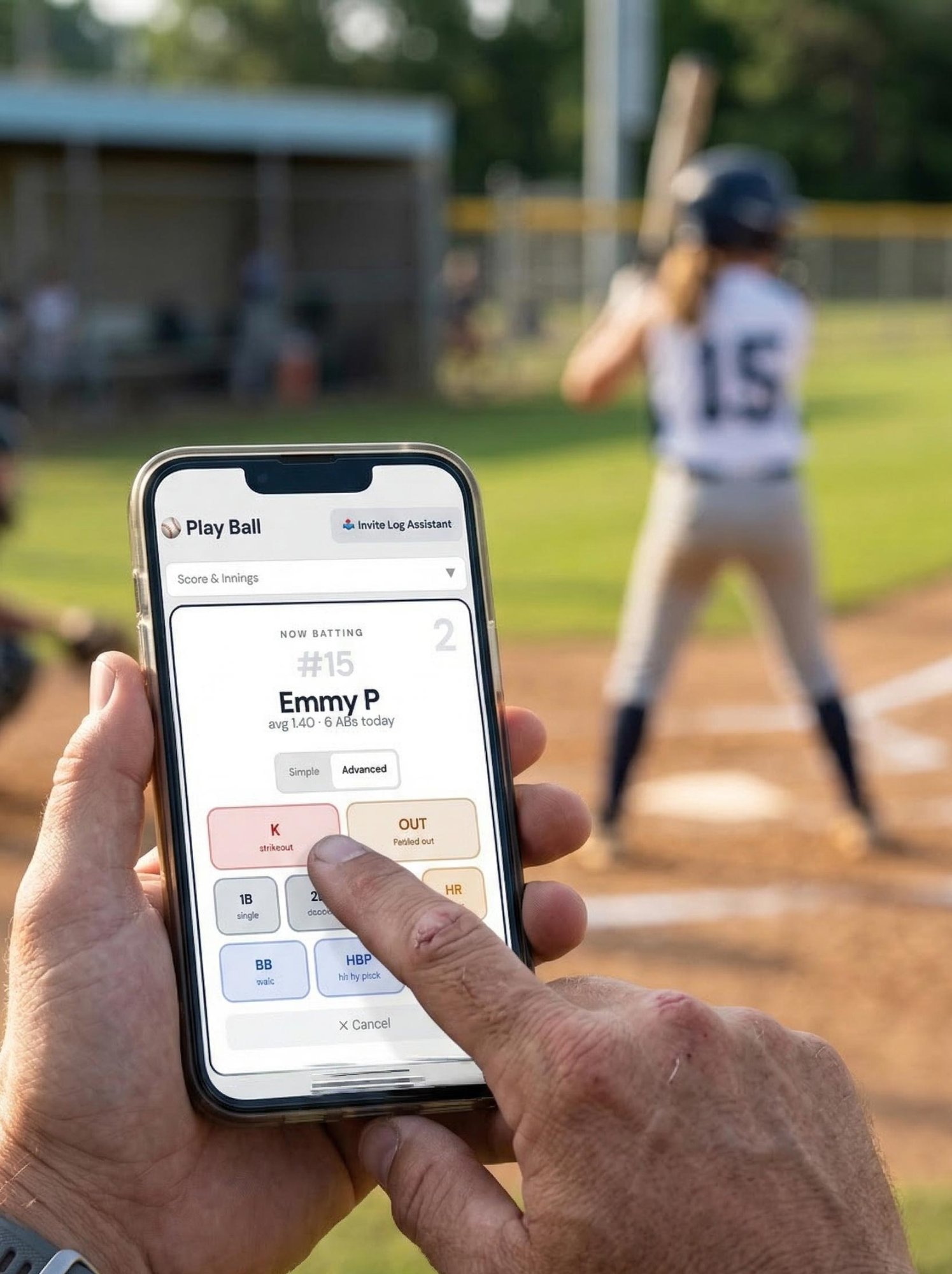 At-bat tracking from the stands